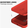 Crong Color Cover Liquid Silicone Case For Iphone 13 Pro Max (Red) - (CRG-COLR-IP1367-RED)