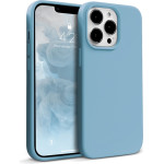 Crong Color Cover Liquid Silicone Case For Iphone 13 Pro Max (Sky Blue) - (CRG-COLR-IP1367-LBLU)