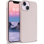 Crong Color Cover Liquid Silicone Case For Iphone 14 / 13 (Sand Pink) - (CRG-COLR-IP1461-PNK)