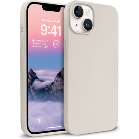 Crong Color Cover Liquid Silicone Case For Iphone 14 / 13 (Stone) - (CRG-COLR-IP1461-STN)