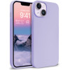 Crong Color Cover Liquid Silicone Case For Iphone 14 Max (Purple) - (CRG-COLR-IP1467-PRP)