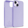 Crong Color Cover Liquid Silicone Case For Iphone 14 Max (Purple) - (CRG-COLR-IP1467-PRP)