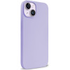 Crong Color Cover Liquid Silicone Case For Iphone 14 Max (Purple) - (CRG-COLR-IP1467-PRP)