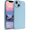 Crong Color Cover Liquid Silicone Case For Iphone 14 Max (Sky Blue) - (CRG-COLR-IP1467-LBLU)