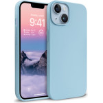 Crong Color Cover Liquid Silicone Case For Iphone 14 Max (Sky Blue) - (CRG-COLR-IP1467-LBLU)