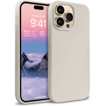Crong Color Cover Liquid Silicone Case For Iphone 14 Pro (Stone) - (CRG-COLR-IP1461P-STN)