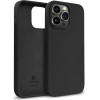 Crong Color Cover Liquid Silicone Case For Iphone 14 Pro Max (Black) - (CRG-COLR-IP1467P-BLK)