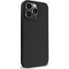 Crong Color Cover Liquid Silicone Case For Iphone 14 Pro Max (Black) - (CRG-COLR-IP1467P-BLK)