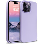 Crong Color Cover Liquid Silicone Case For Iphone 14 Pro Max (Purple) - (CRG-COLR-IP1467P-PRP)