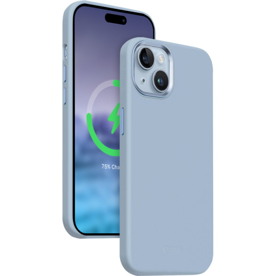 Crong Color Cover Lux Magnetic - Case For Iphone 15 Plus Magsafe (Sky Blue) - (CRG-COLRLM-IP1567-LBLU)
