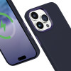 Crong Color Cover Lux Magnetic - Case For Iphone 15 Pro Magsafe (Navy Blue) - (CRG-COLRLM-IP1561P-BLUE)