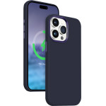 Crong Color Cover Lux Magnetic - Case For Iphone 15 Pro Max Magsafe (Navy Blue) - (CRG-COLRLM-IP1567P-BLUE)