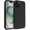 Crong Color Cover Magnetic - Case For Iphone 15 Magsafe (Black) - (CRGCOLRMIP1561BLK)