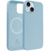 Crong Color Cover Magnetic - Case For Iphone 15 Magsafe (Blue) - (CRGCOLRMIP1561LBLU)