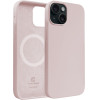 Crong Color Cover Magnetic - Case For Iphone 15 Magsafe (Sand Pink) - (CRGCOLRMIP1561PNK)
