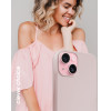 Crong Color Cover Magnetic - Case For Iphone 15 Magsafe (Sand Pink) - (CRGCOLRMIP1561PNK)