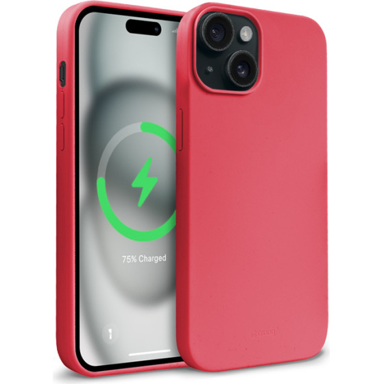 Crong Color Cover Magnetic - Case For Iphone 15 Plus Magsafe (Pink) - (CRGCOLRMIP1567DPNK)