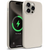 Crong Color Cover Magnetic - Case For Iphone 15 Pro Max Magsafe (Stone Beige) - (CRGCOLRMIP1567PSTN)