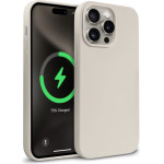 Crong Color Cover Magnetic - Case For Iphone 15 Pro Max Magsafe (Stone Beige) - (CRGCOLRMIP1567PSTN)