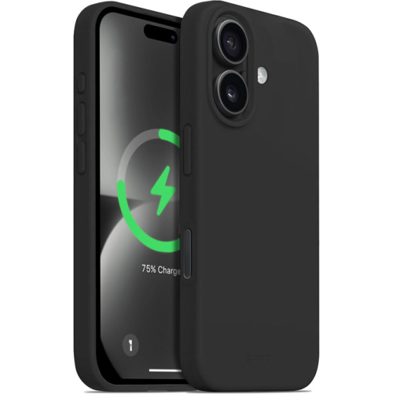 Crong Color Cover Magnetic - Case For Iphone 16 Magsafe (black) - (CRGCOLRMIP1661BLK)