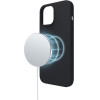 Crong Color Cover Magnetic Case For Iphone 13 Pro Max (Black) - (CRG-COLRM-IP1367-BLK)