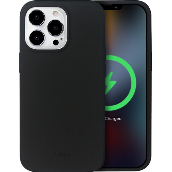Crong Color Cover Magnetic Case For Iphone 13 Pro Max (Black) - (CRG-COLRM-IP1367-BLK)