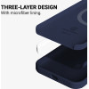 Crong Color Cover Magnetic Case For Iphone 13 Pro Max (Navy Blue) - (CRG-COLRM-IP1367-BLUE)