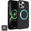 Crong Color Cover Magnetic Case For Iphone 14 Pro Max (Black) - (CRG-COLRM-IP1467P-BLK)