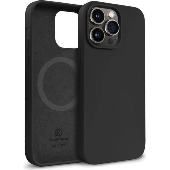 Crong Color Cover Magnetic Case For Iphone 14 Pro Max (Black) - (CRG-COLRM-IP1467P-BLK)