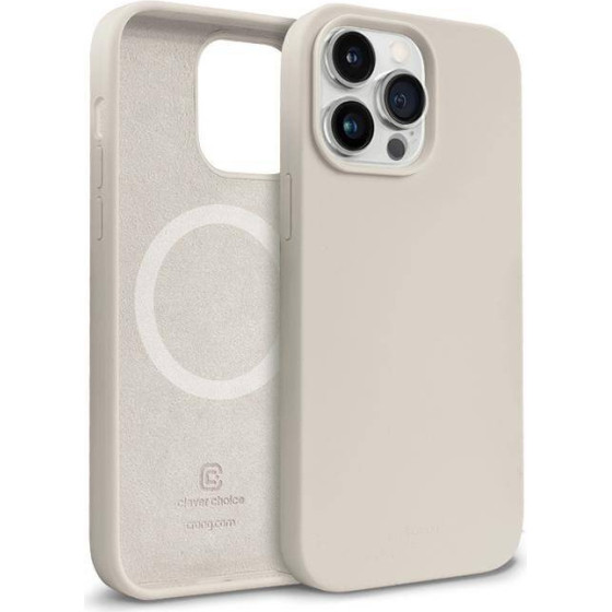 Crong Color Cover Magnetic Case For Iphone 14 Pro Max (Stone) - (CRG-COLRM-IP1467P-STN)
