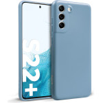 Crong Color Cover Silicone Case For Samsung Galaxy S22+ (Blue) - (CRG-COLR-SGS22P-SBL)