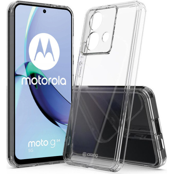 Crong Crystal Shield Cover - Case For Motorola Moto G84 (Transparent) - (CRGCSHCMOG84TRS)
