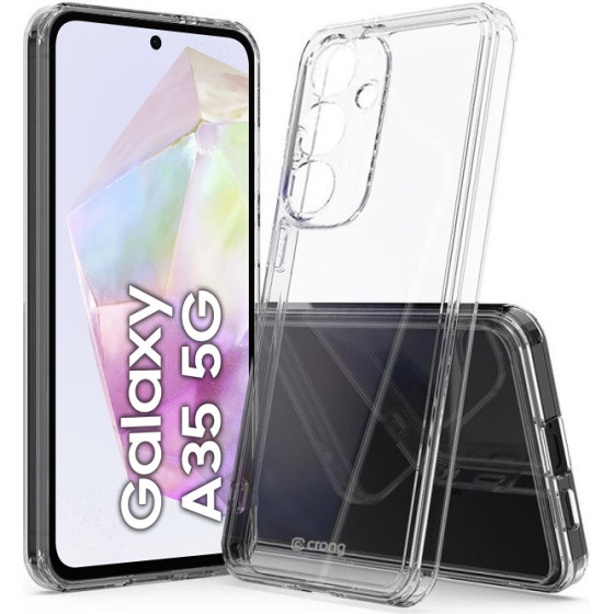 Crong Crystal Shield Cover - Case For Samsung Galaxy A35 5G (Transparent) - (CRGCSHCSGA35TRS)