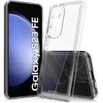 Crong Crystal Shield Cover - Case For Samsung Galaxy S23 Fe (Transparent) - (CRGCSHCSGS23FETRS)