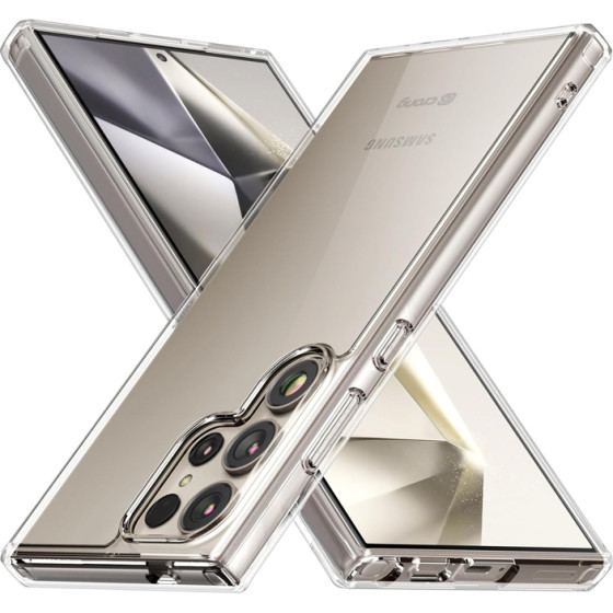 Crong Crystal Shield Cover - Case For Samsung Galaxy S24 Ultra (Transparent) - (CRGCSHCSGS24UTRS)