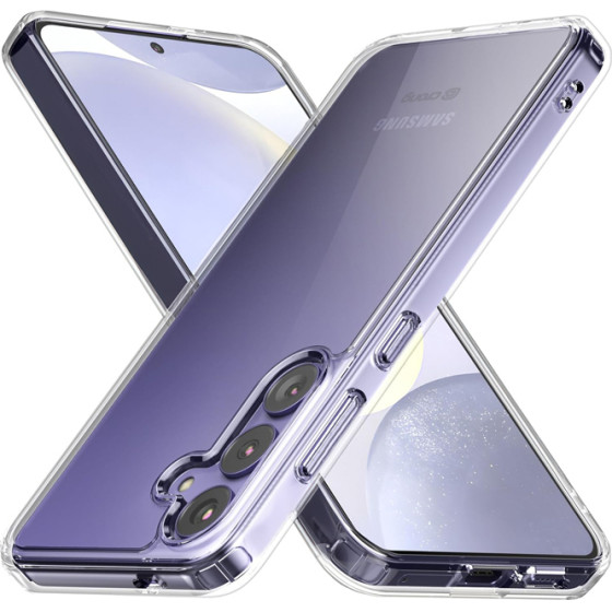 Crong Crystal Shield Cover - Case For Samsung Galaxy S24+ (Transparent) - (CRGCSHCSGS24PTRS)