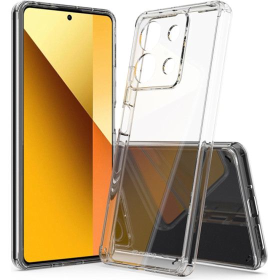 Crong Crystal Shield Cover - Case For Xiaomi Redmi Note 13 4G (Transparent) - (CRGCSHCXRM13TRS)