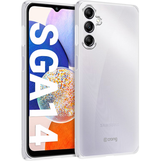 Crong Crystal Slim Cover - Case For Samsung Galaxy A14 5G (Transparent) - (CRG-CRSLIM-SGA14-TRS)