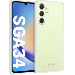 Crong Crystal Slim Cover - Case For Samsung Galaxy A34 5G (Transparent) - (CRG-CRSLIM-SGA34-TRS)