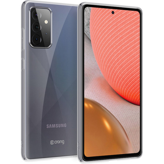 Crong Crystal Slim Cover - Case For Samsung Galaxy A72 (Clear) - (CRG-CRSLIM-SGA72-TRS)