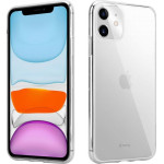 Crong Crystal Slim Cover - Flexible Case For Iphone 11 (Clear) - (CRG-CRSLIM-IP11-TRS)