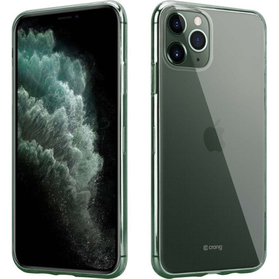 Crong Crystal Slim Cover - Flexible Case For Iphone 11 Pro (Clear) - (CRG-CRSLIM-IP11P-TRS)