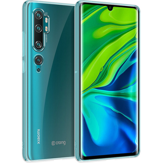 Crong Crystal Slim Cover - Protective Case For Xiaomi Mi Note 10 / Mi Note 10 Pro (Clear) - (CRG-CRSLIM-XRMIN10P-TRS)