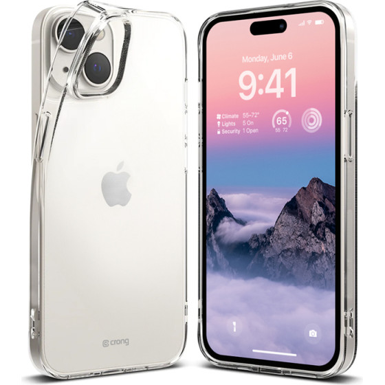 Crong Crystal Slim Cover For Iphone 14 Max (Clear) - (CRG-CRSLIM-IP1467-TRS)