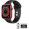 Crong Duo Sport - Strap For Apple Watch 44/45/46/49 Mm (gray/black) - (CRG-44DSB-BLK)