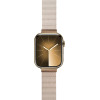 Crong Eclipse - Leather Magnetic Strap For Apple Watch 38/40/41/42 Mm (beige) - (CRG-40ECL-BGE)