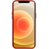 Crong Essential Cover - Leather Case For Iphone 12 / Iphone 12 Pro (Red) - (CRG-ESS-IP1261-RED)