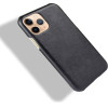 Crong Essential Cover - Pu Leather Case For Iphone 11 Pro Max (Black) - (CRG-ESS-IP11PM-BLK)