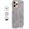 Crong Essential Cover - Pu Leather Case For Iphone 11 Pro Max (Gray) - (CRG-ESS-IP11PM-GRY)