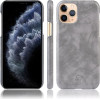 Crong Essential Cover - Pu Leather Case For Iphone 11 Pro Max (Gray) - (CRG-ESS-IP11PM-GRY)